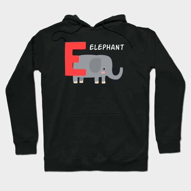 Elepant Alphabet Funny Hoodie by Kids series